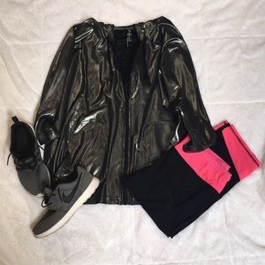 Metallic Workout Jacket
